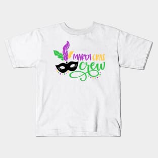 Mardi Gras Crew It's Mardi Gras Y'all New Orleans Vacation Kids T-Shirt